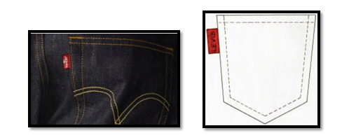 red label constitutes an integral part of the Levi’s brand -Trade Mark