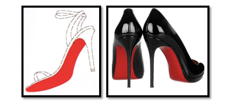 Christian Louboutin’s red-soled high heels -Trade Mark