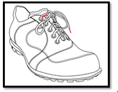 Schuhwerk's red-tip shoelaces - Trademark