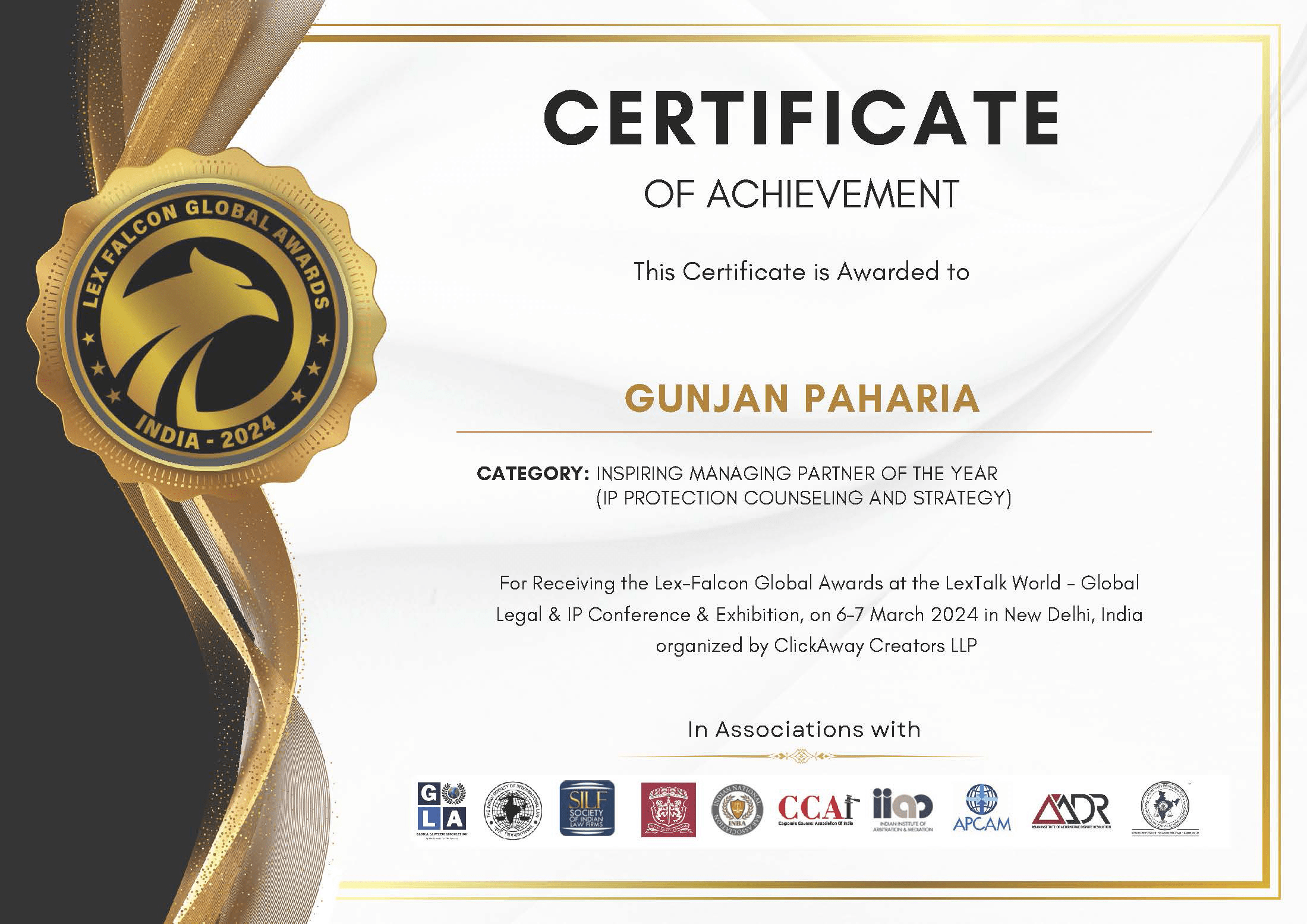 Inspiring Managing Partner Of The Year IP Protection Counseling And Strategy