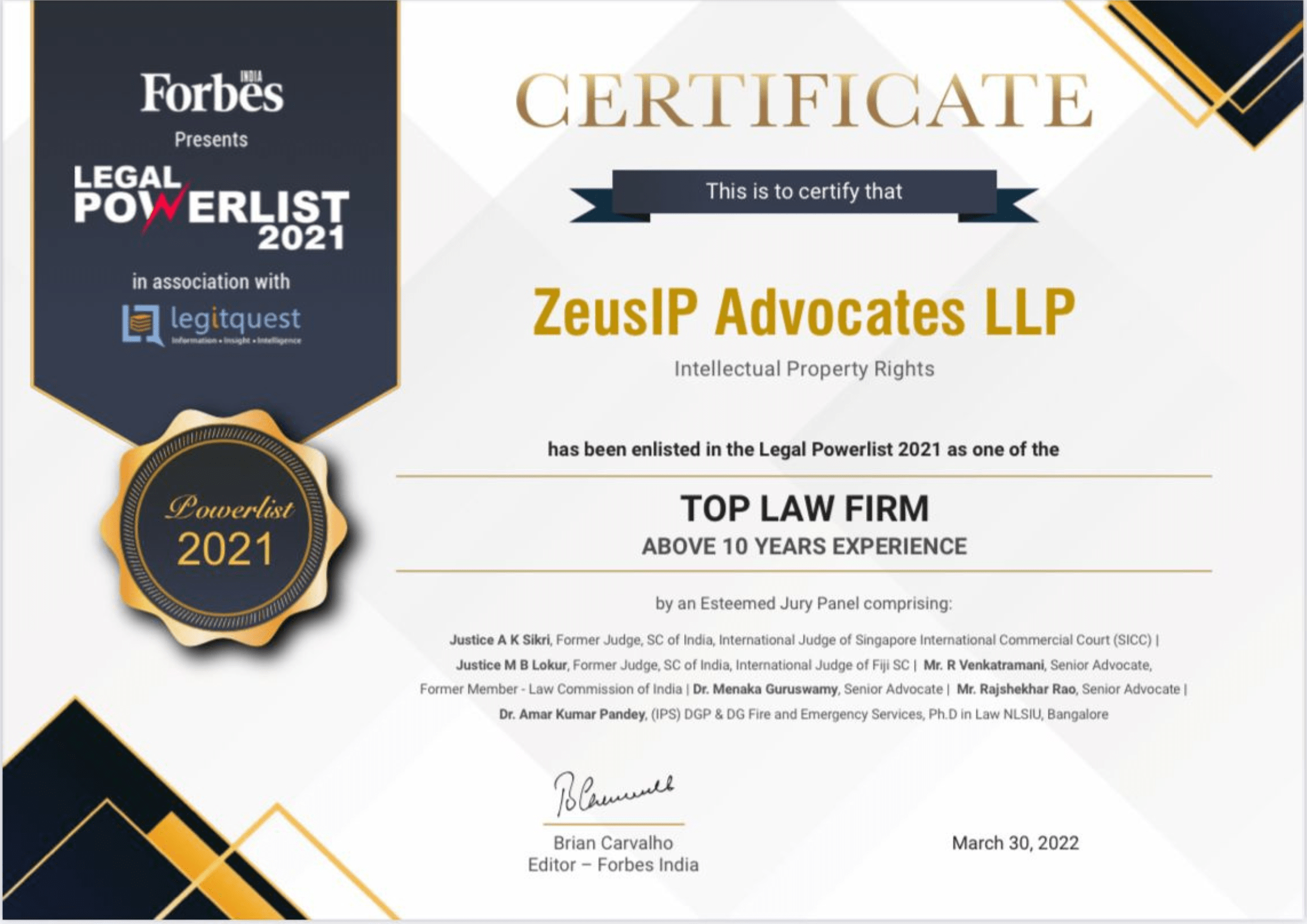 Top Law Firm Awards